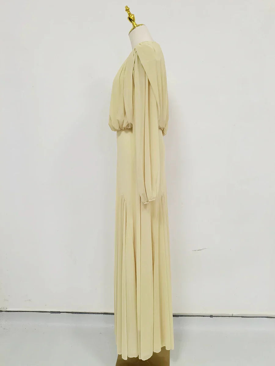 שמלת מקסי-ריילי