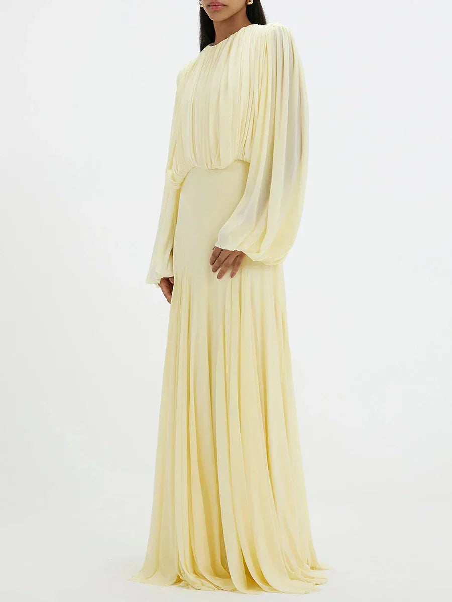 שמלת מקסי-ריילי