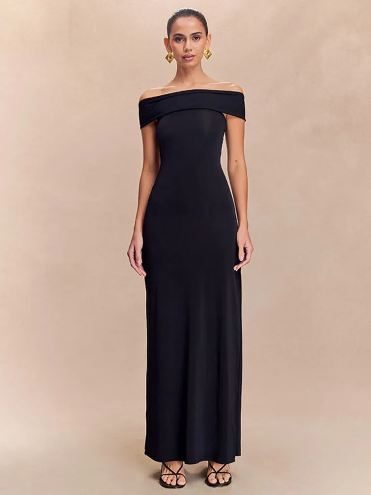 שמלת מקסי-ריף