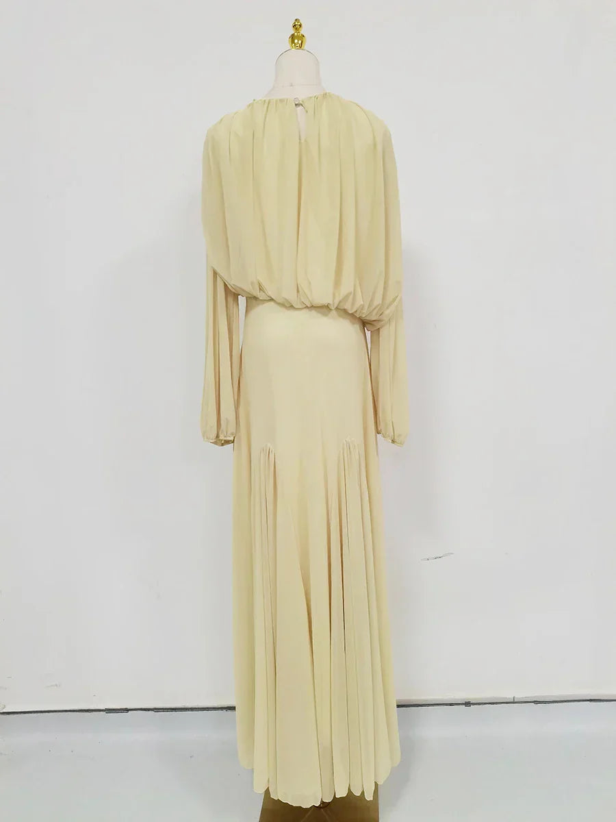 שמלת מקסי-ריילי