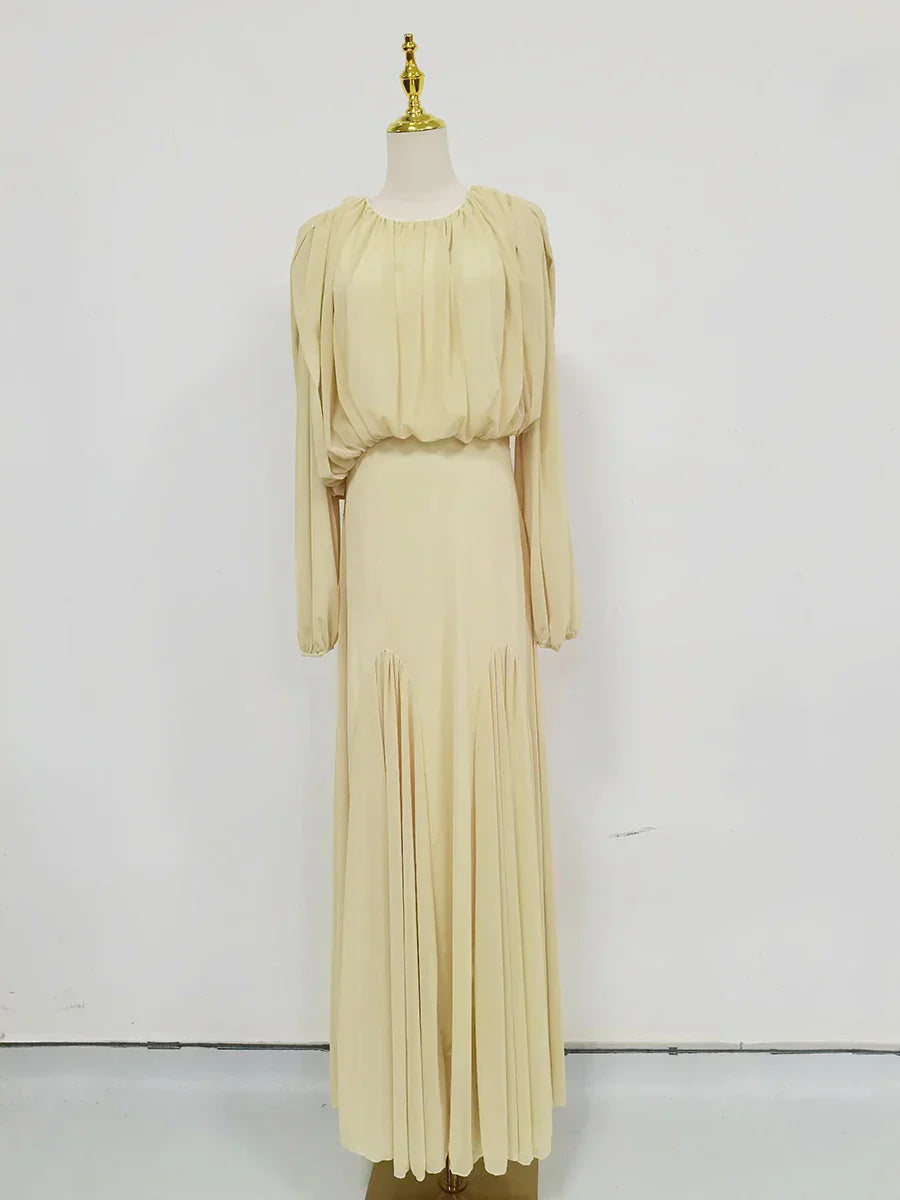 שמלת מקסי-ריילי