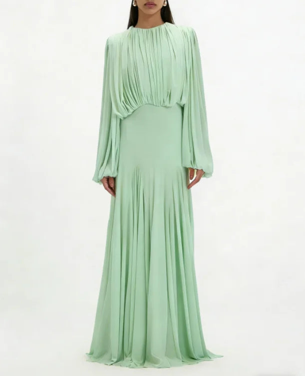 שמלת מקסי-ריילי