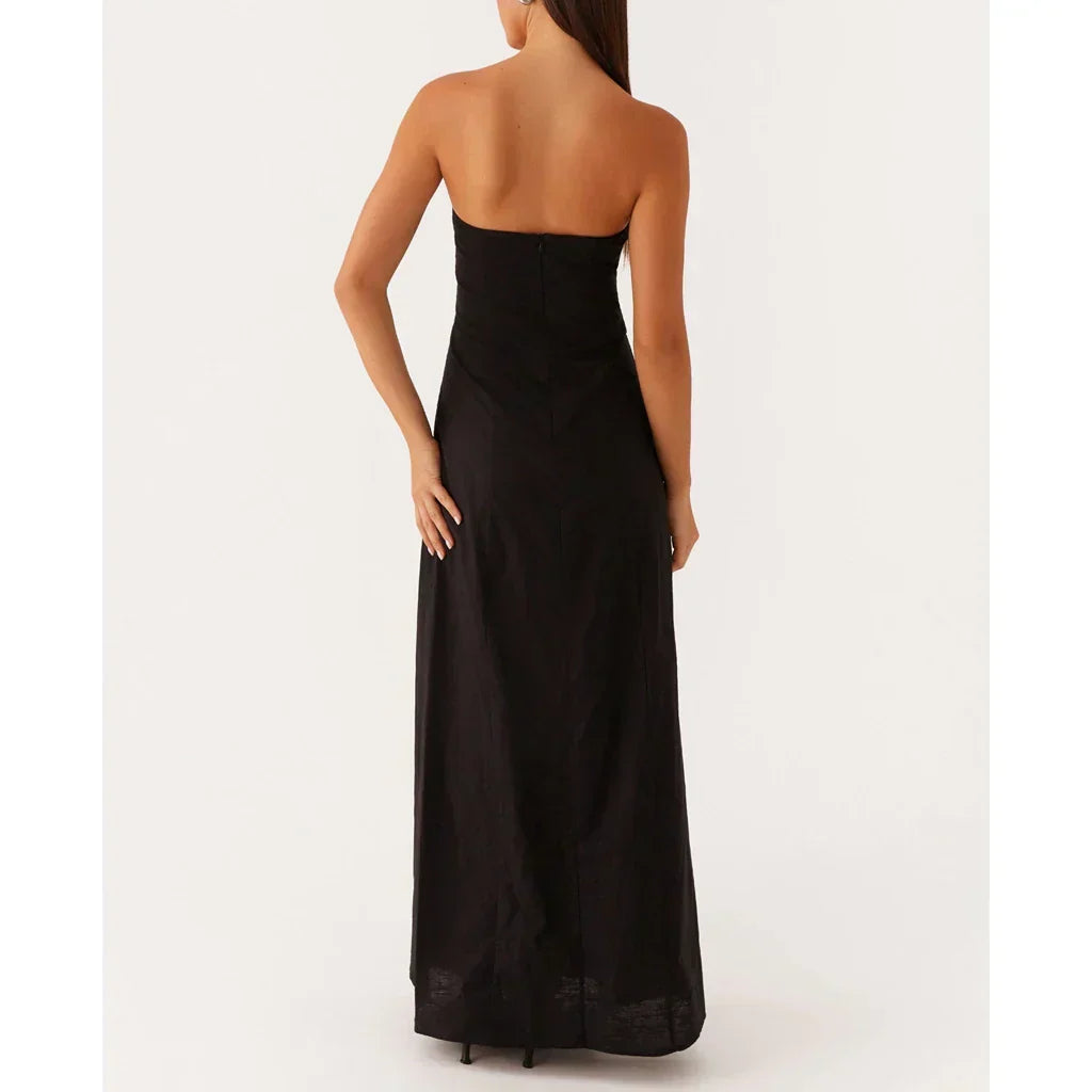 BLOSSOM BREEZE – שמלת סטרפלס